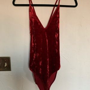 Red Velvet Bodysuit